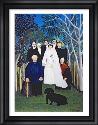 Framed wedding party Print