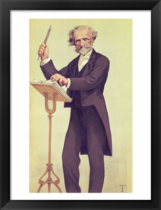 Framed Giuseppe Verdi Print