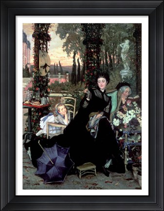 Framed Widow, 1868 Print