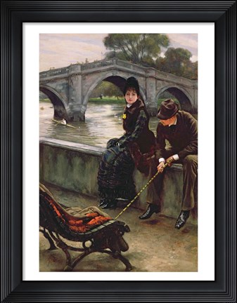 Framed Richmond Bridge, c.1878 Print