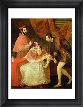 Framed Pope Paul III Print