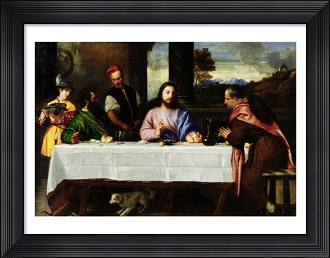Framed Supper at Emmaus Print