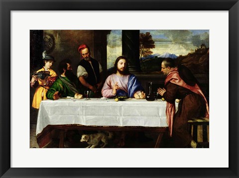 Framed Supper at Emmaus Print