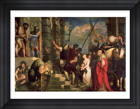 Framed Ecce Homo, 1543 Print