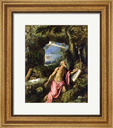 Framed St. Jerome Print