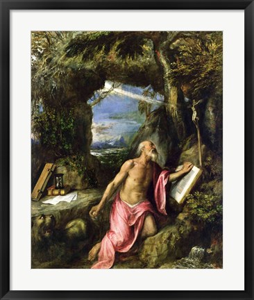 Framed St. Jerome Print