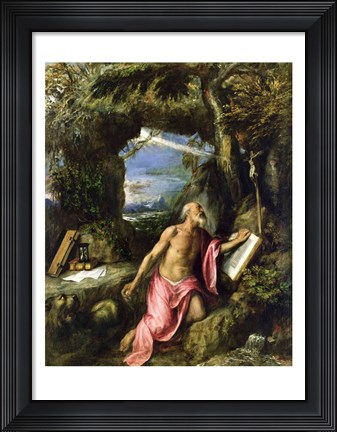 Framed St. Jerome Print