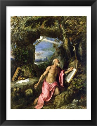 Framed St. Jerome Print