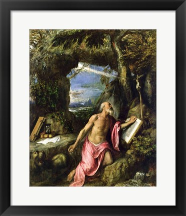 Framed St. Jerome Print