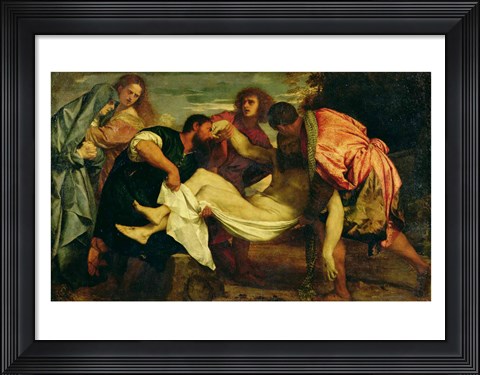 Framed Entombment of Christ Print