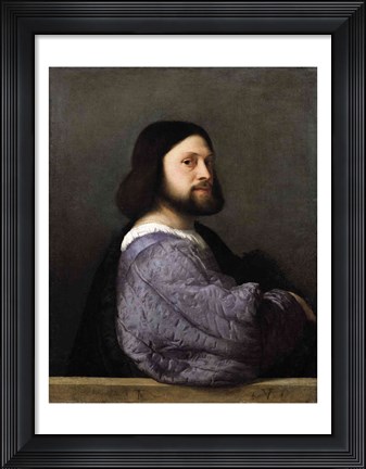 Framed Portrait of a Man Print