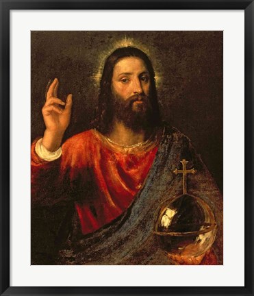 Framed Christ Saviour Print