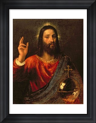 Framed Christ Saviour Print