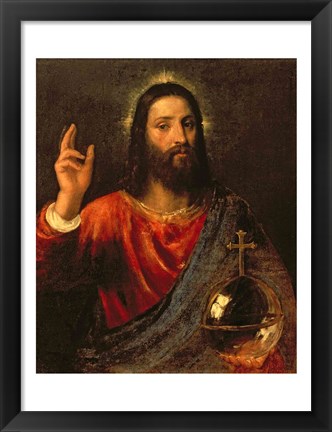 Framed Christ Saviour Print