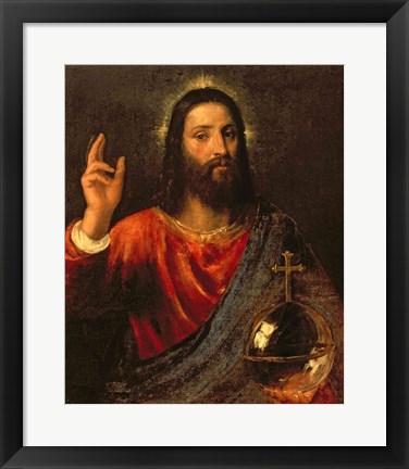 Framed Christ Saviour Print