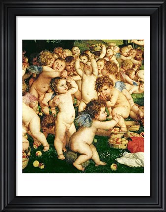 Framed Worship of Venus, 1519 Print
