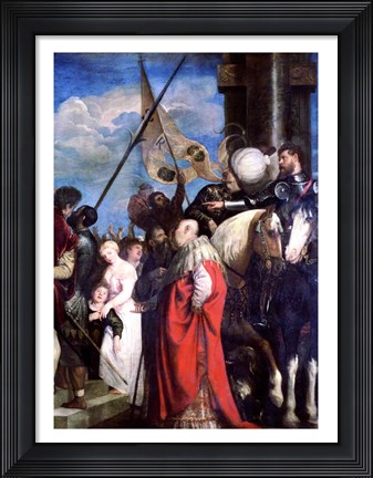 Framed Ecce Homo, 1543 Print