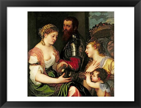 Framed Allegory of Married Life Print