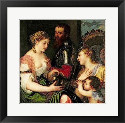 Framed Allegory of Married Life Print