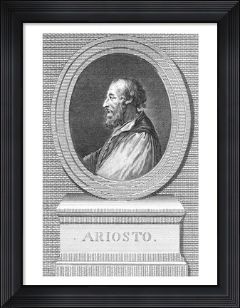 Framed Portrait of Ludovico Ariosto Print