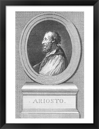 Framed Portrait of Ludovico Ariosto Print