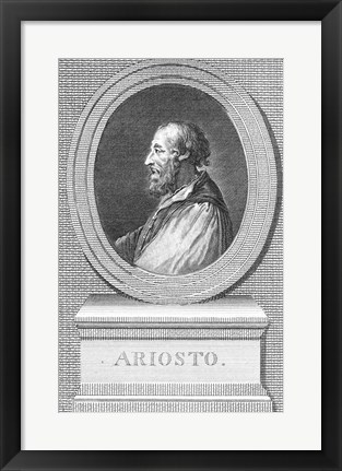 Framed Portrait of Ludovico Ariosto Print