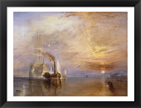 Framed Fighting Temeraire Print