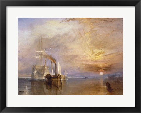 Framed Fighting Temeraire Print