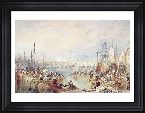 Framed Port of London Print