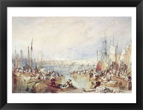 Framed Port of London Print