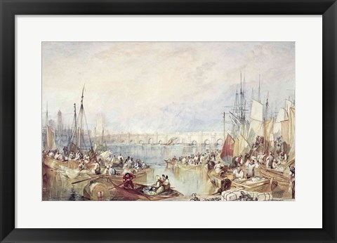 Framed Port of London Print