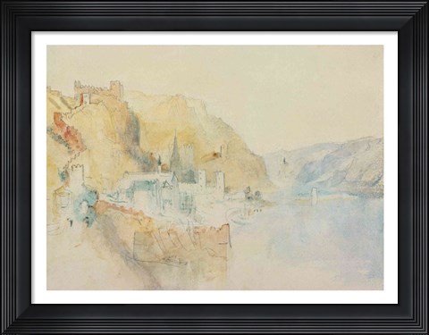 Framed On The Rhine Print