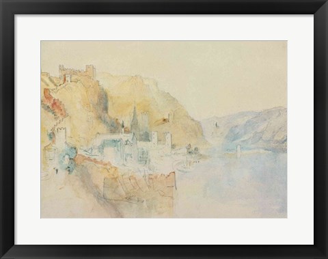 Framed On The Rhine Print