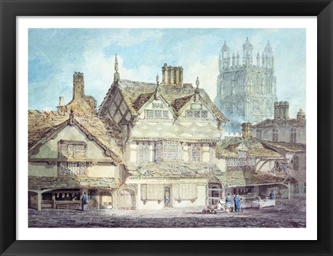 Framed Wrexham, Denbighshire Print