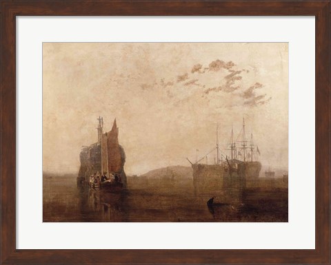 Framed Hulks on the Tamar Print