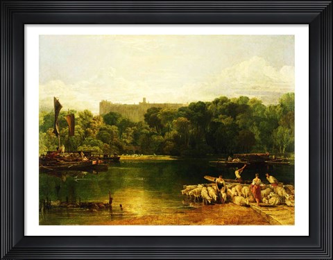 Framed Windsor Castle from the Thames Print