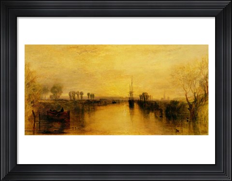 Framed Chichester Canal, c.1829 Print