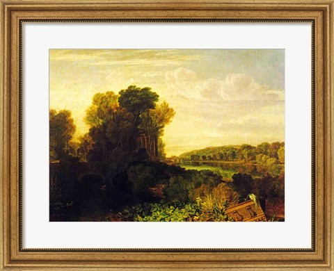 Framed Thames at Weybridge Print