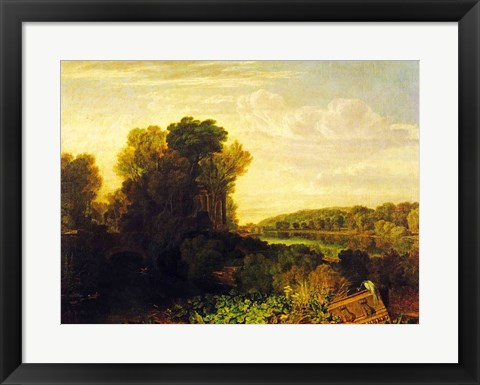 Framed Thames at Weybridge Print