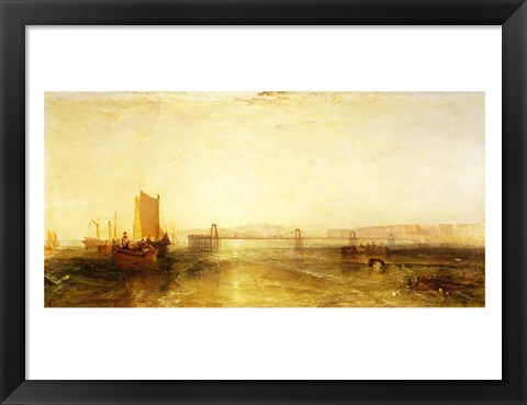 Framed Brighton from the Sea, c.1829 Print