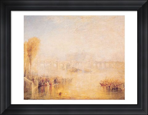 Framed View of the Pont Neuf, Paris Print