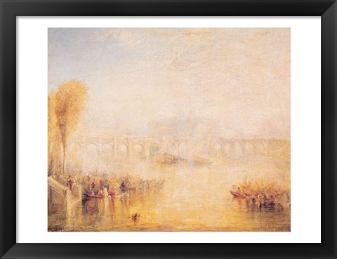 Framed View of the Pont Neuf, Paris Print