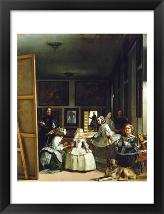 Framed Las Meninas Print