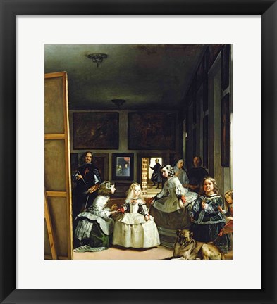 Framed Las Meninas Print