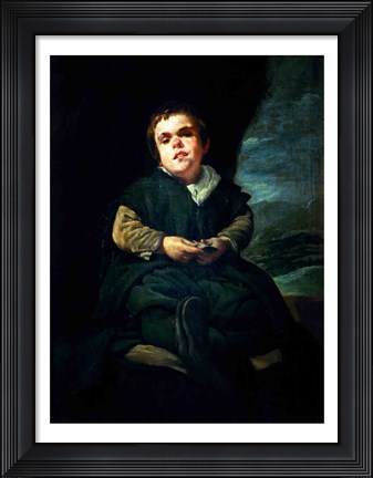 Framed Court Dwarf Print