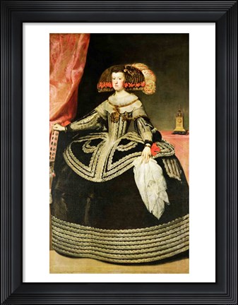 Framed Queen Maria Anna of Austria Print