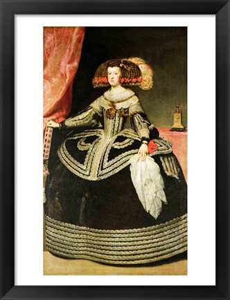 Framed Queen Maria Anna of Austria Print