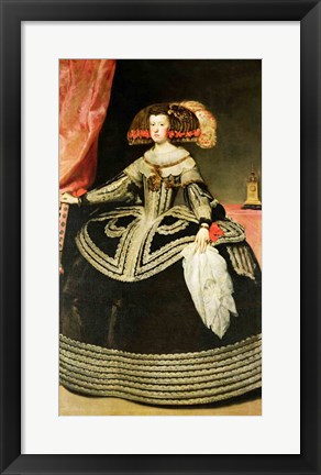 Framed Queen Maria Anna of Austria Print