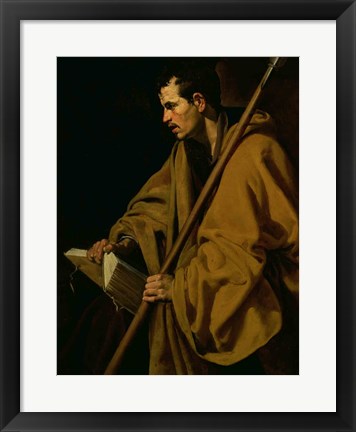 Framed Apostle St. Thomas Print