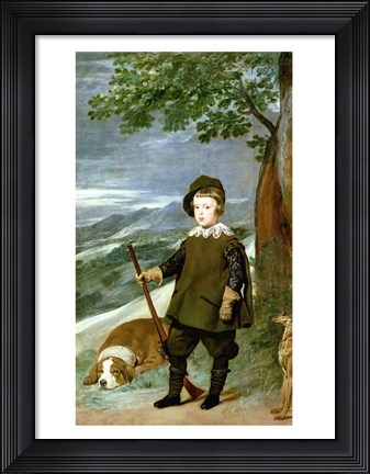 Framed Prince Balthasar Carlos Print